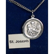 St Joseph Medal with Chain